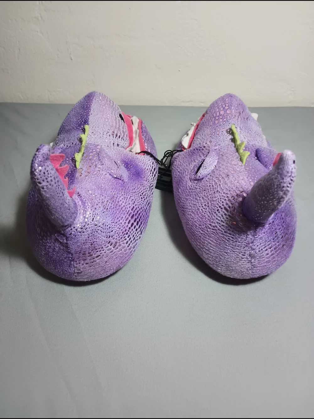 Wonder Nation Girls' Ankle Biter Dino Slippers